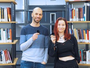  Phillip Strobl und Emma Sandner, Foto: Klemens Lobnig (ÖFSE)