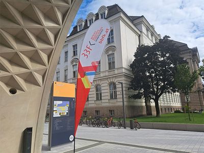 Eingang Bildungskonferenz Innsbruck 2024