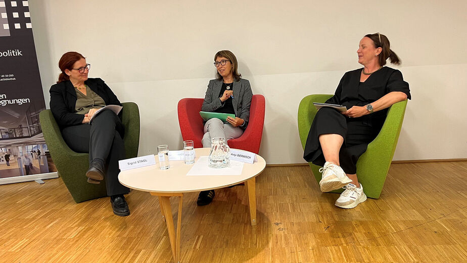 Sigrid Stagl, Margarita Langthaler und Antje Bierwisch Sigrid Stagl, Margarita Langthaler und Antje Bierwisch