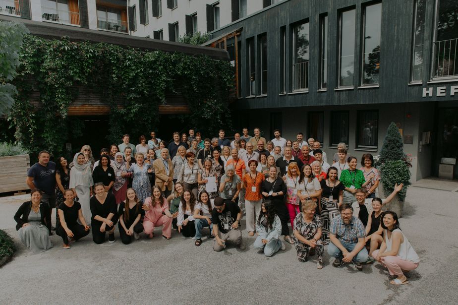 Gruppenfoto vom Guten Rat für Rückverteilung