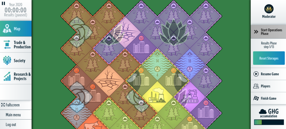 Screenshot Simulationsspiel 