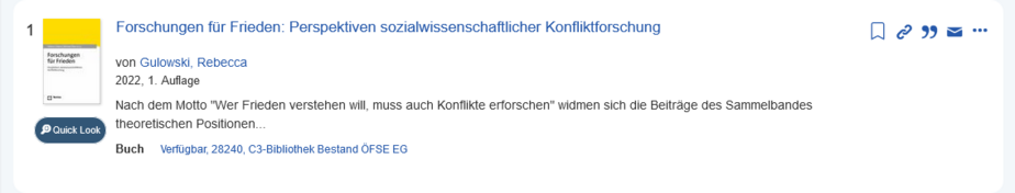 Screenshot aus C3Search Plus