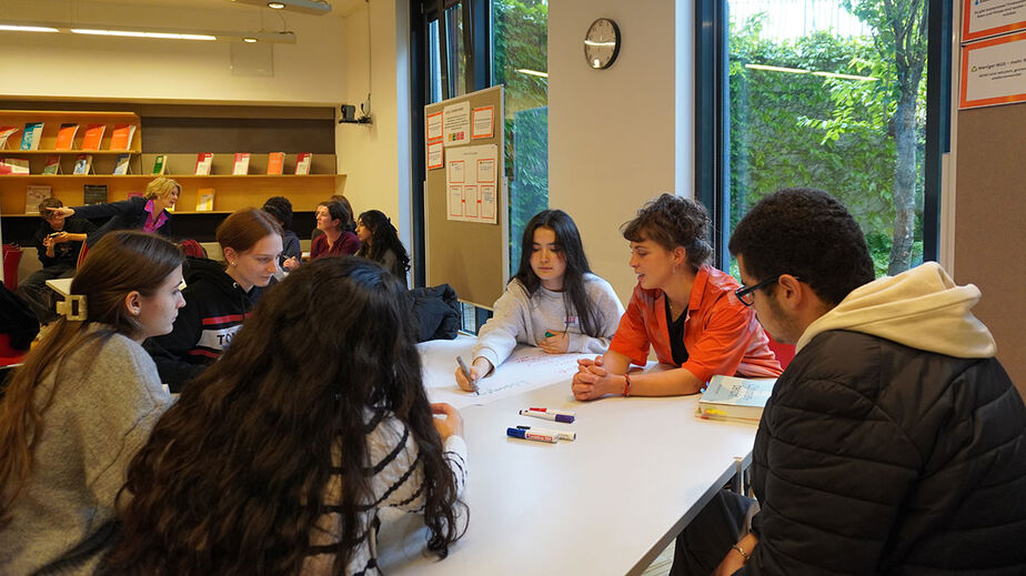 Schüler*innen beim Vienna City Lab