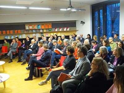 Blick ins Publikum der Veranstaltung