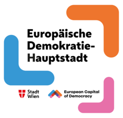 Logo Europäische Demokratiehauptstadt Wien