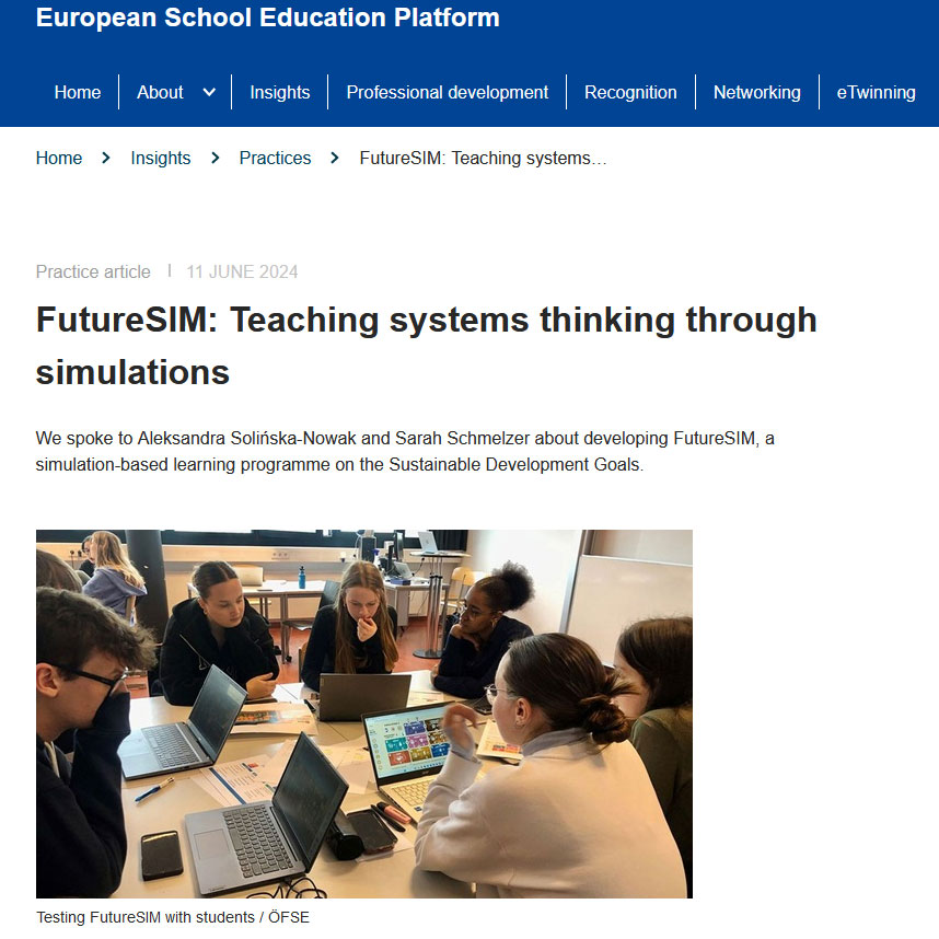 Screenshot European School Education Platform
